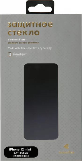 Стекло защитное Corning для iPhone 12 mini(Стекло защитное Corning для iPhone 12 mini)