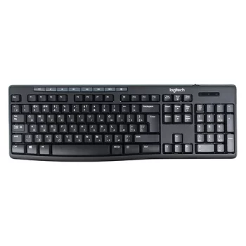Клавиатура LOGITECH K200, USB, черный серый [920-008814]