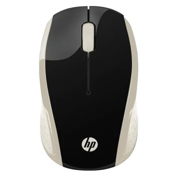 Мышь HP 200 Silk, оптическая, беспроводная, USB, золотистый [2hu83aa]