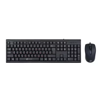 Комплект (клавиатура+мышь) OKLICK 630M, USB, проводной, черный