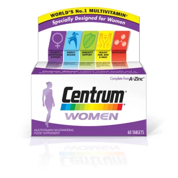 Женские поливитамины Centrum Women Multivitamin Tablets - (60 таблеток)