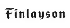 Логотип Finlayson